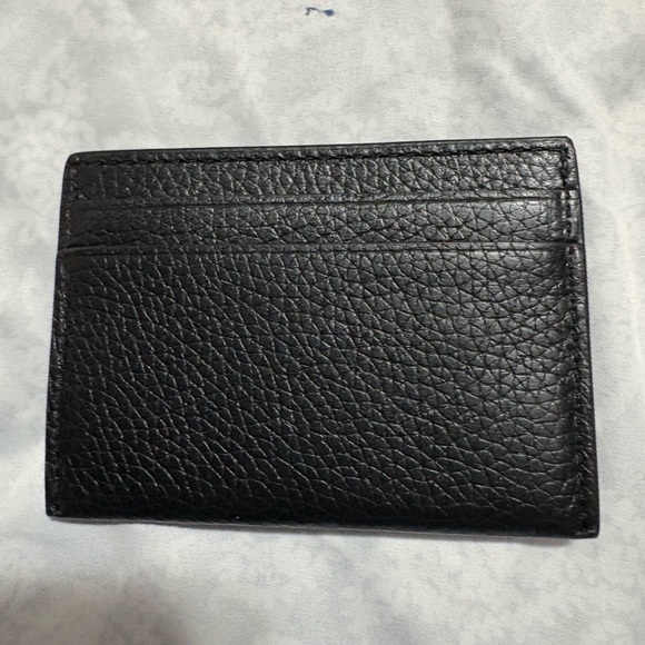 Michael Kors Black Card Holder with Gold Logo - Picture 4 of 4